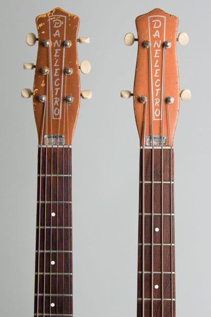 Danelectro Doubleneck Model 3923 Semi-Hollow Body Electric Guitar (1964)