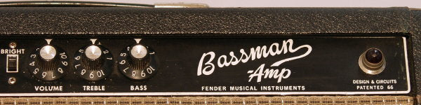 Fender Bassman AA165 Tube Bass Amplifier (1965)