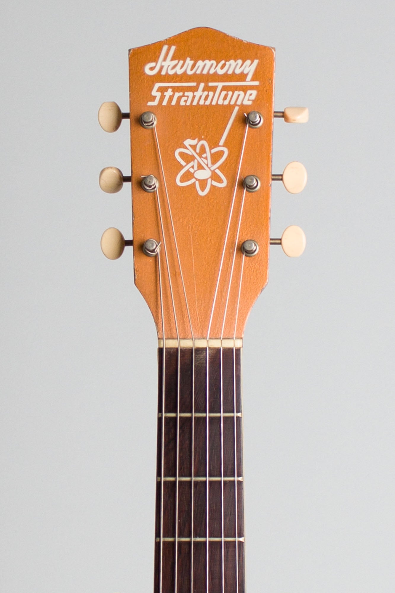 Harmony H-44 Stratotone Solid Body Electric Guitar (1954)