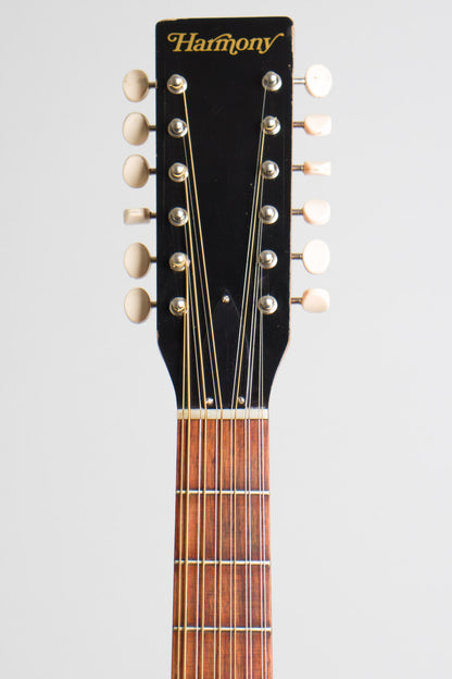 Harmony H-1233 12 String Flat Top Acoustic Guitar (1975)