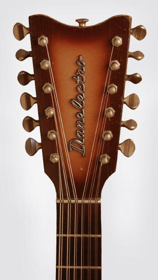Danelectro Bellzouki model 7020 12 String Semi-Hollow Body Electric Guitar (1966)