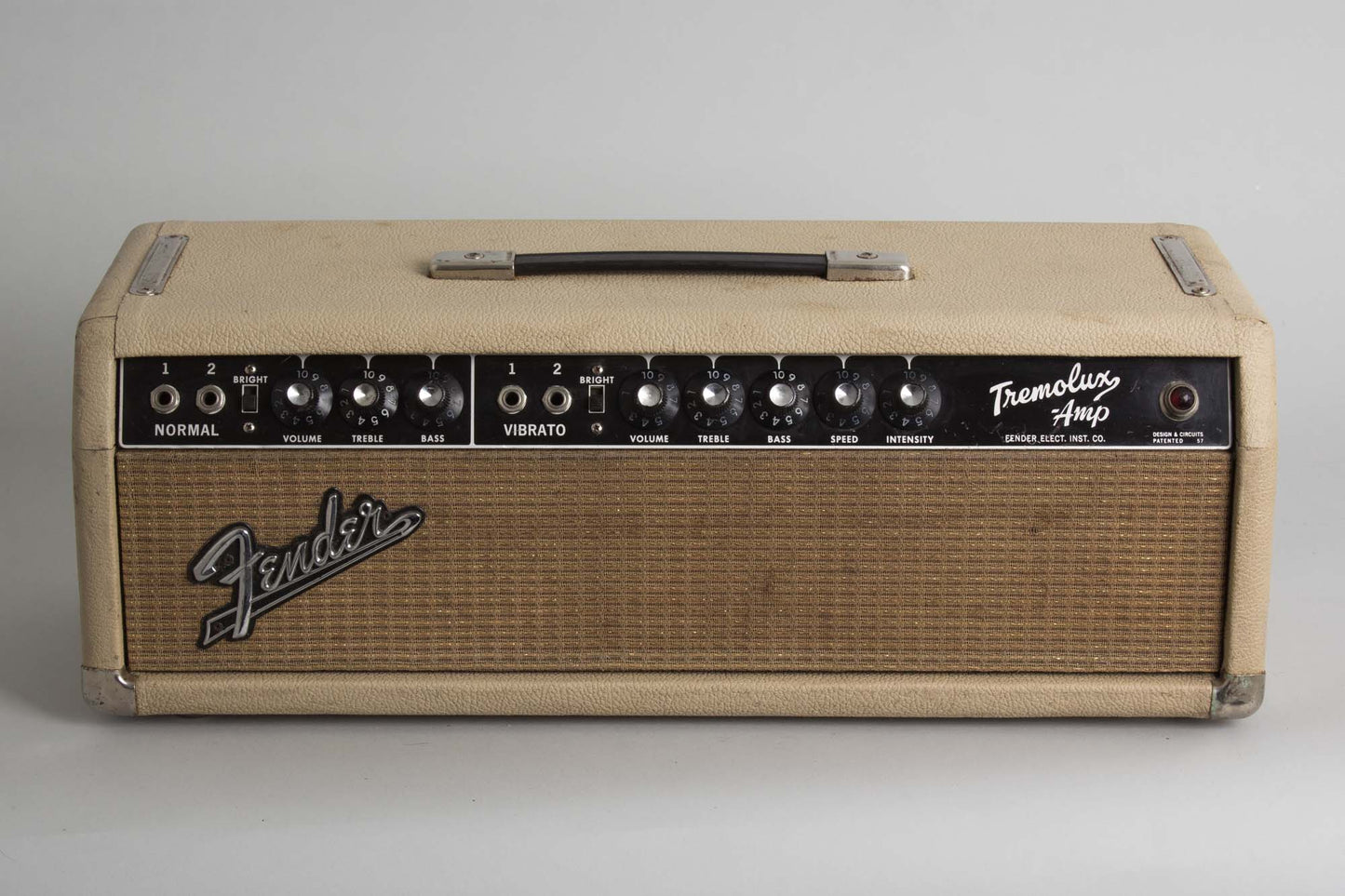 Fender Tremolux AA763 w/Larry Rodgers Reproduction 2x10 Cabinet Piggyback Tube Amplifier (1964)