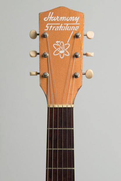 Harmony H-44 Stratotone Solid Body Electric Guitar (1954)