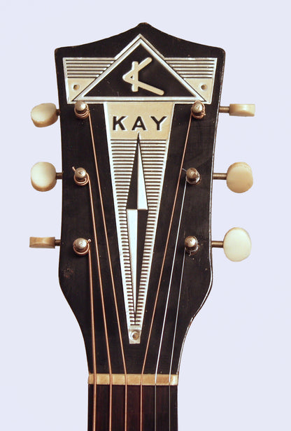 Kay Jumbo Model K-8160 Flat Top Acoustic Guitar (1965)
