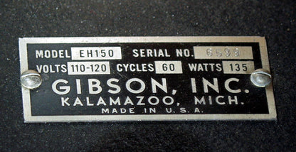Gibson EH-150 Tube Amplifier (1938)