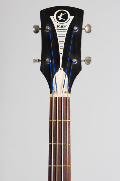 Kay K-5915 Semi-Hollow Body Electric Bass Guitar (1965)