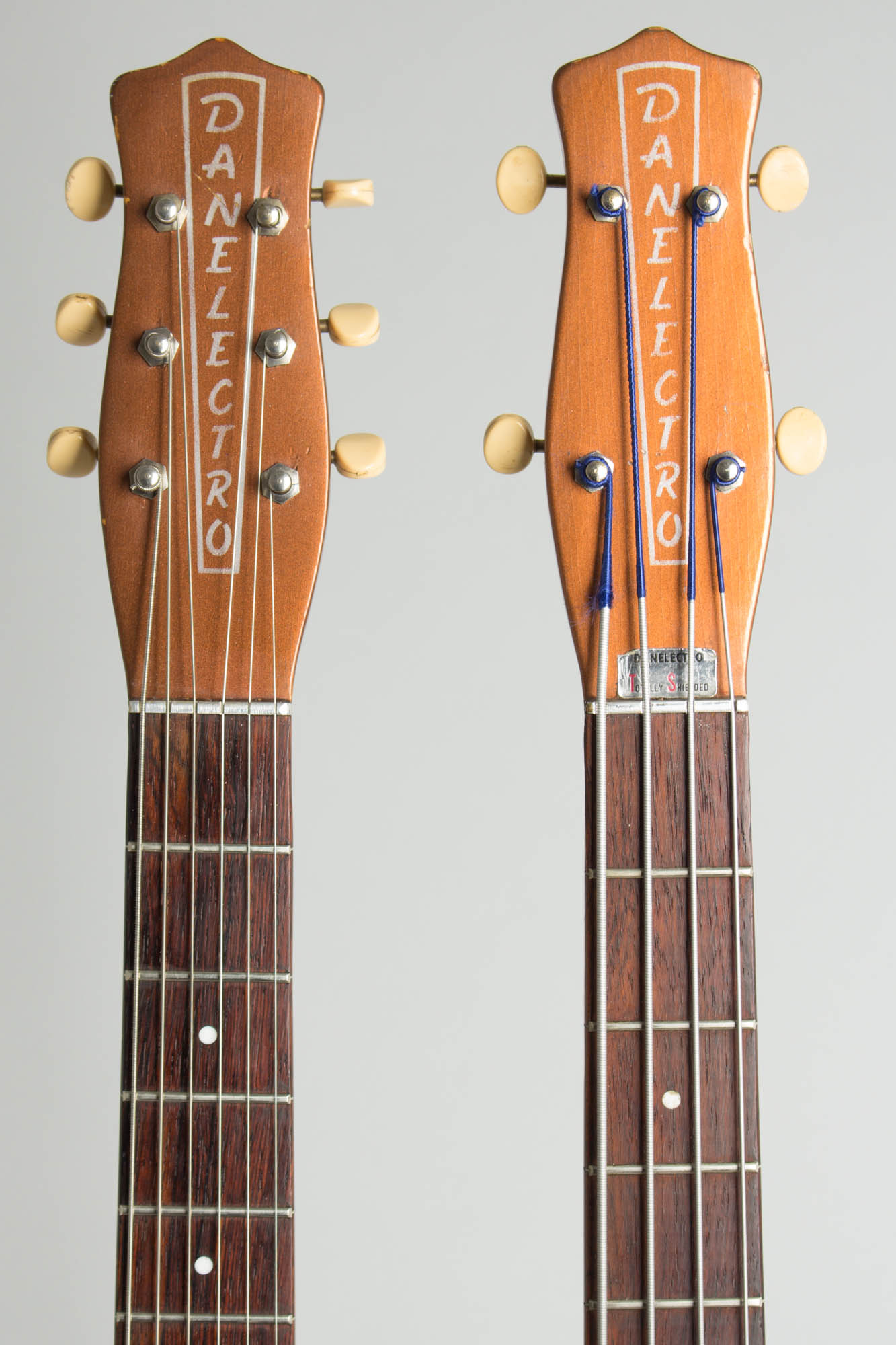 Danelectro Doubleneck Model 3923 Semi-Hollow Body Electric Guitar (1964)