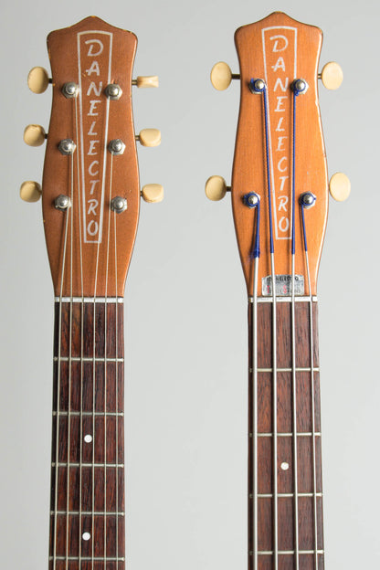Danelectro Doubleneck Model 3923 Semi-Hollow Body Electric Guitar (1964)