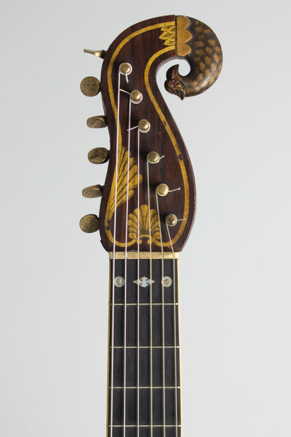 Emilius Nicolai Scherr Patent Harp Guitar Guitar (1825)