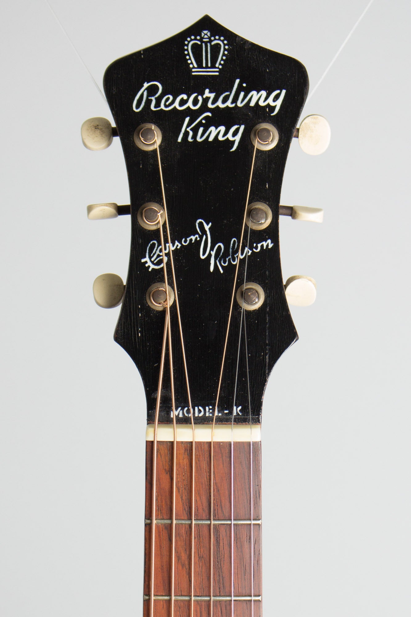 Gibson Recording King Carson Robison Model K Flat Top Acoustic Guitar (1938)