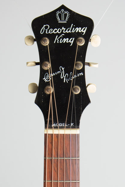 Gibson Recording King Carson Robison Model K Flat Top Acoustic Guitar (1938)