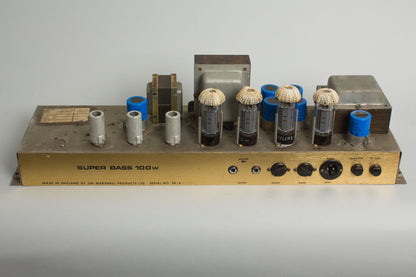 Marshall JMP Model 1992 Super Bass 100 Watt Tube Full Stack Amplifier (1971)