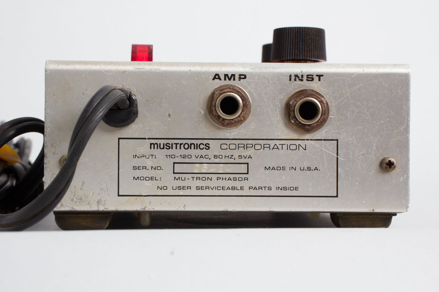Musitronics Mu-Tron Phasor Phase Pedal Effect (1975)