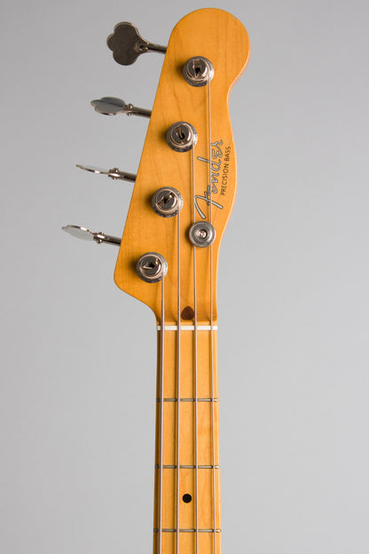 Fender Precision Blue Floral Solid Body Electric Bass Guitar (2002)