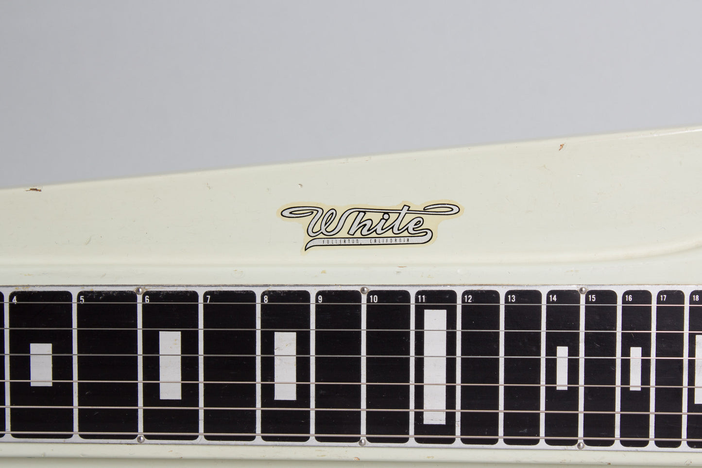 Fender White High Steel Electric Guitar (1956)
