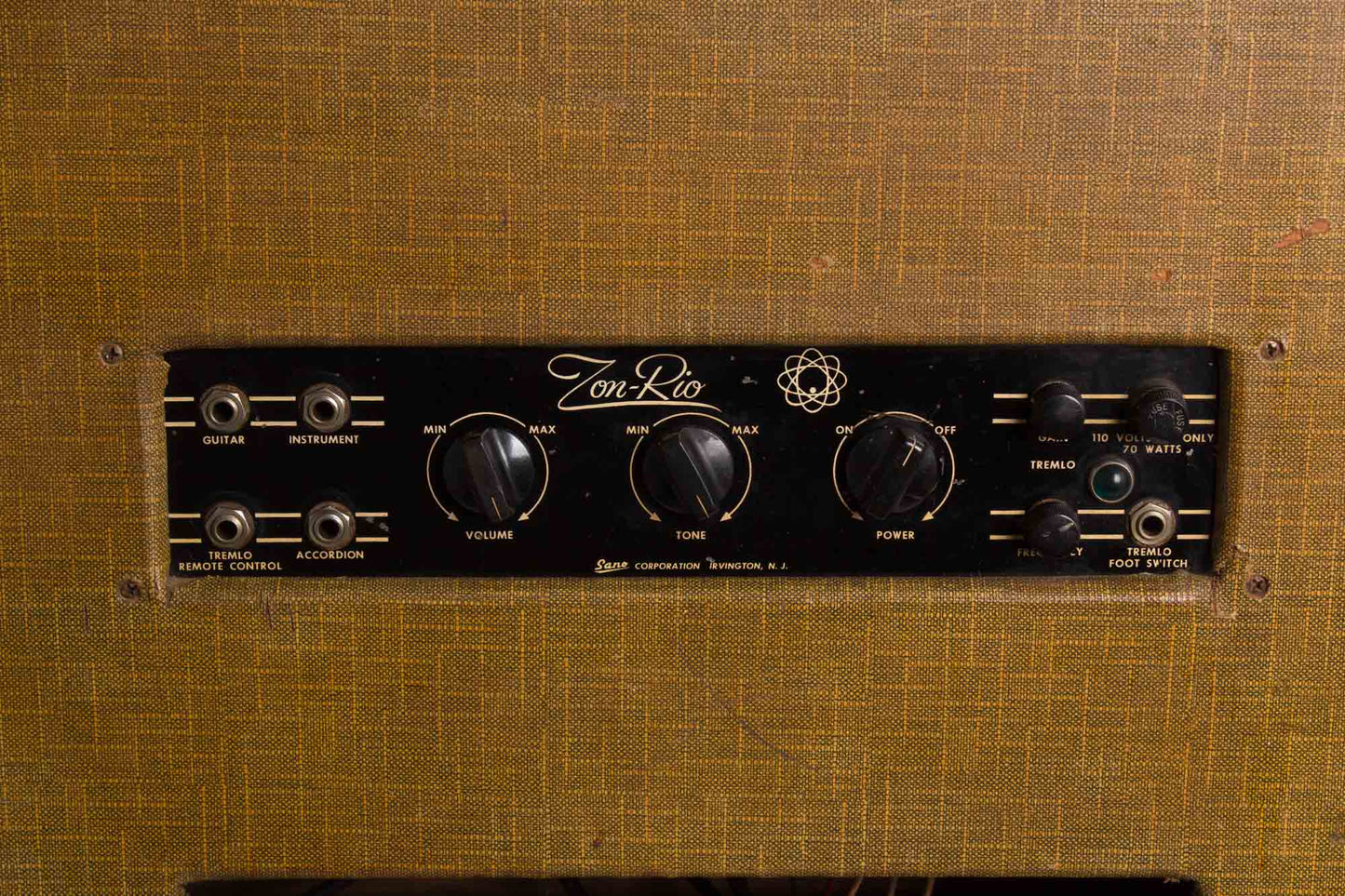 Sano Zon-Rio Tube Amplifier (1950s)