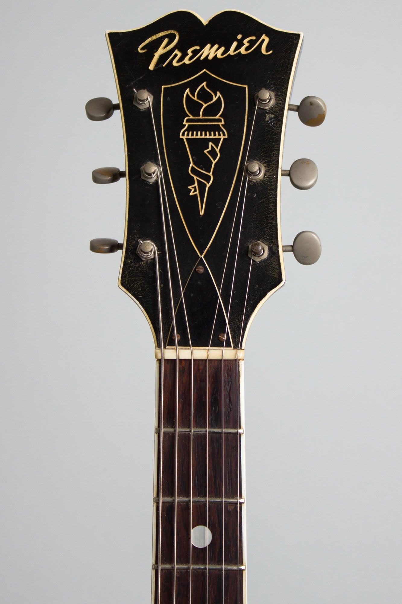 Premier Bantam Deluxe E-706 Arch Top Hollow Body Electric Guitar (1960)
