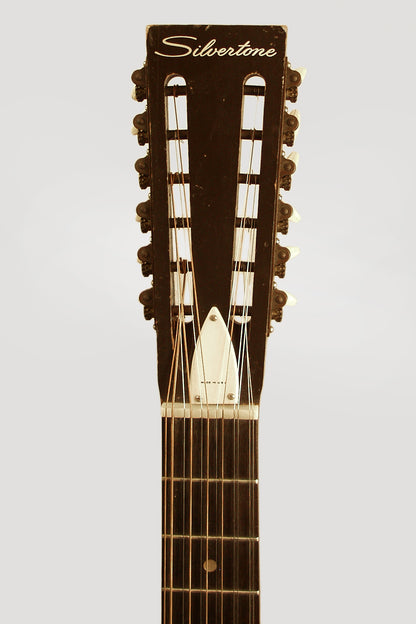 Harmony Silvertone Model 319.12259 12 String Flat Top Acoustic Guitar (1960's)