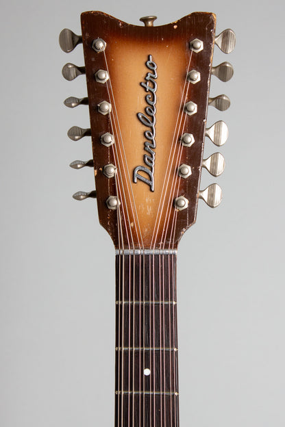 Danelectro Bellzouki Model 7010 12 String Semi-Hollow Body Electric Guitar (1965)