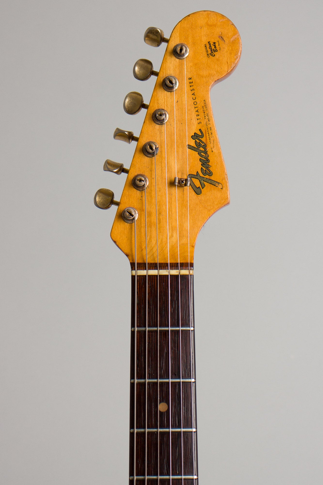 Fender Stratocaster with Gold Hardware Solid Body Electric Guitar (1964)