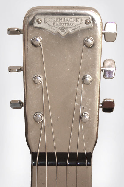 Rickenbacker Silver Hawaiian Lap Steel Electric Guitar (1937)