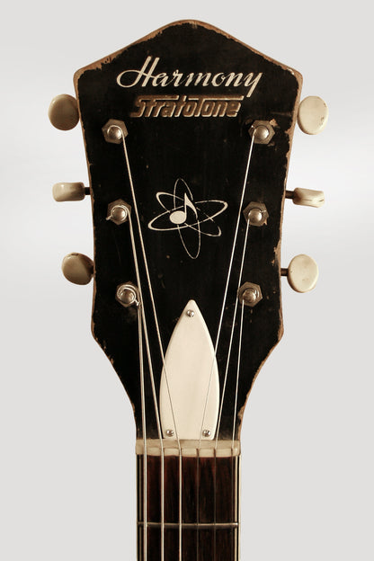 Harmony Stratotone Jupiter H-49 Semi-Hollow Body Electric Guitar (1960)