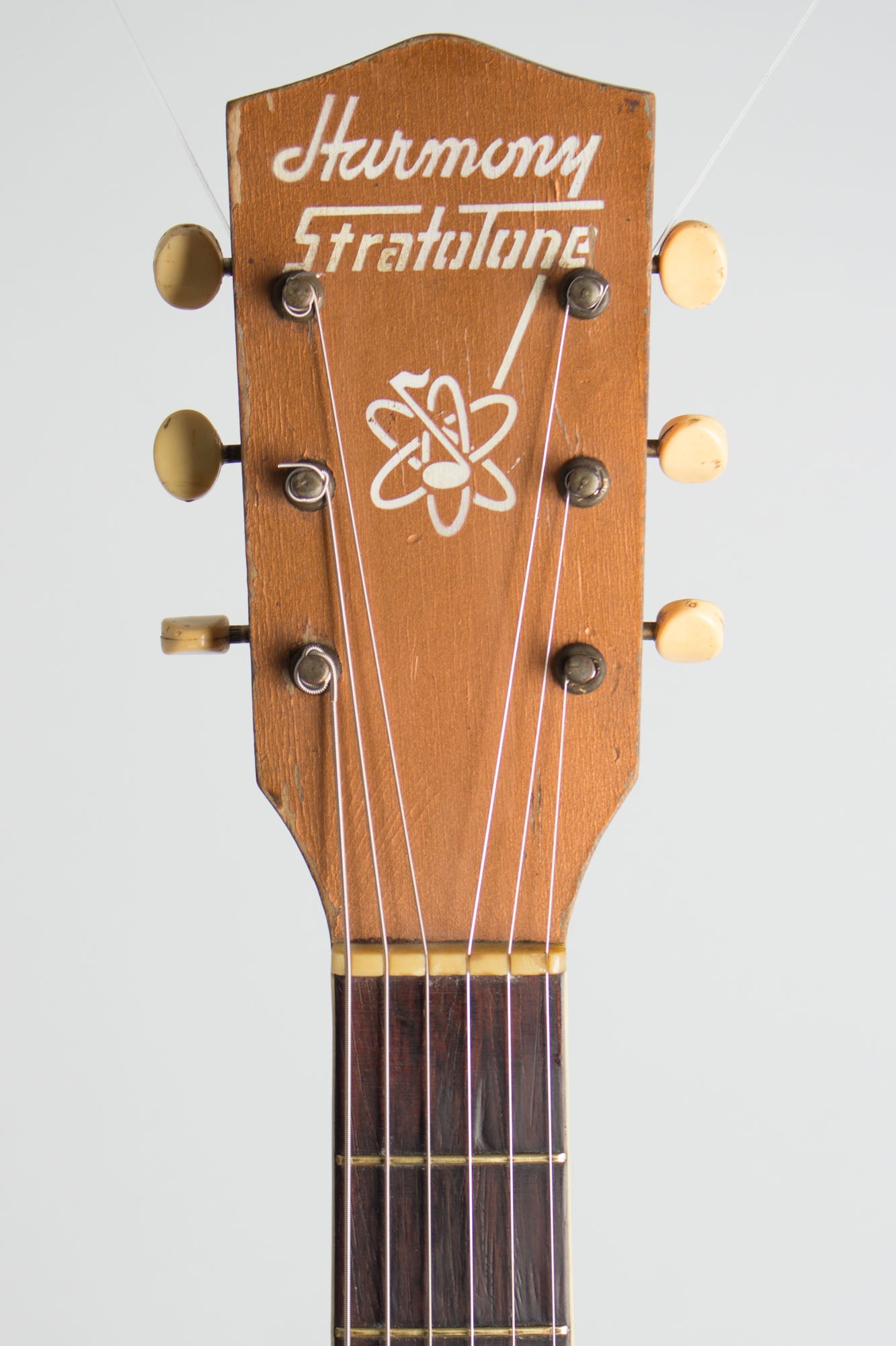 Harmony H-44 Stratotone Solid Body Electric Guitar (1953)