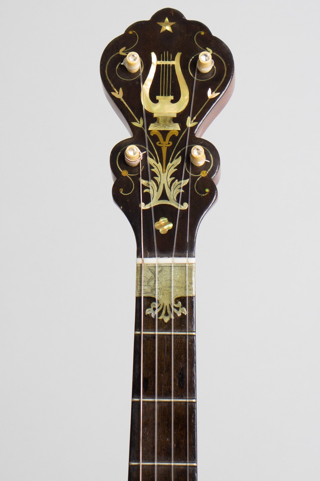 George C. Dobson Victor Superior 40 bracket 5 String Banjo (1888)