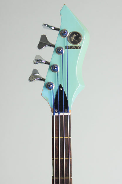 Kay Model K-5925 Semi-Hollow Body Electric Bass Guitar (1967)