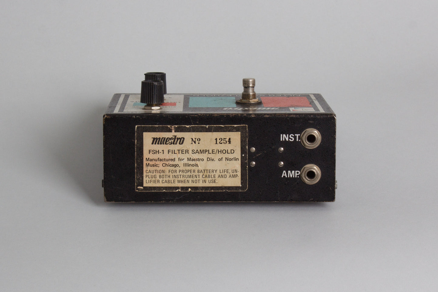 Maestro FSH-1 Filter Sample Hold Owned and Used by Tom Verlaine Loop Pedals and Samplers Effect (1974)