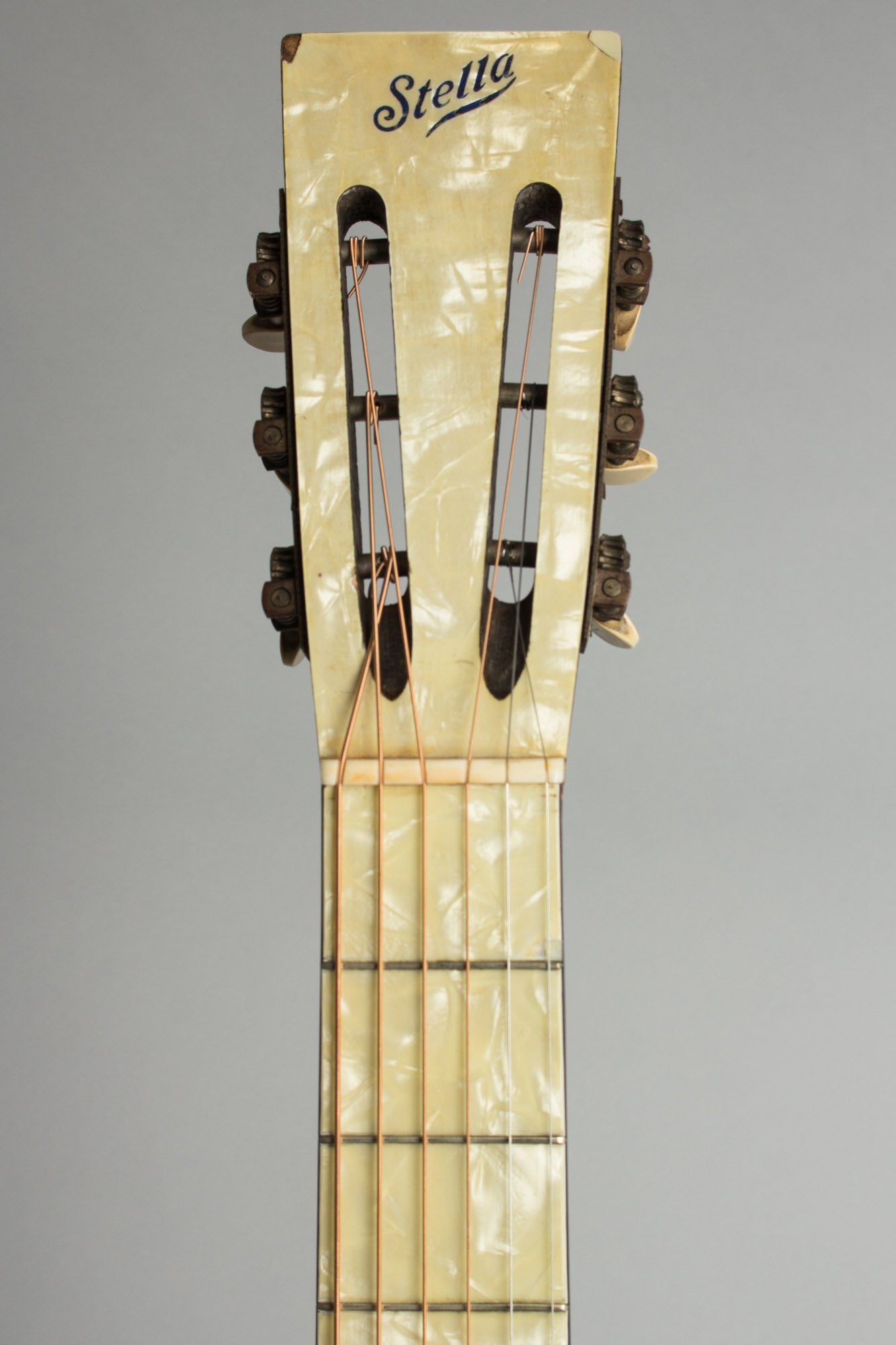 Stella Gambler Grand Concert Flat Top Acoustic Guitar (1930)