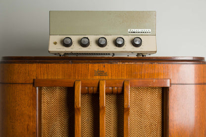 Newcomb Pathfinder Model E-20 w/ Jensen Imperial Reproducer CA-12 Speaker Owned and Used by Tom Verlaine Head and Cabinet Amplifier (1940s/1965)