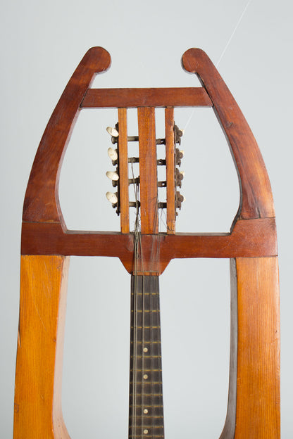 Joe Wright Folk Art Lyre Flat Top Mandolin