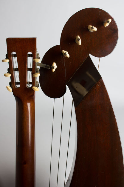 Larson Brothers Dyer Symphony Style 5 Harp Guitar (1907)
