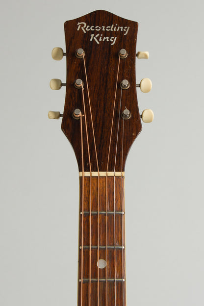 Regal Recording King Jumbo A-1172 Flat Top Acoustic Guitar (1941)