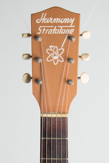 Harmony H-44 Stratotone Solid Body Electric Guitar (1955)