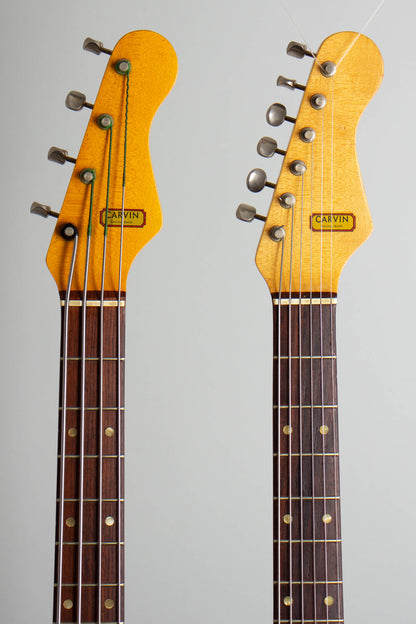 Carvin #4 BS Double Neck Bass & Guitar Solid Body Electric Guitar (1966)