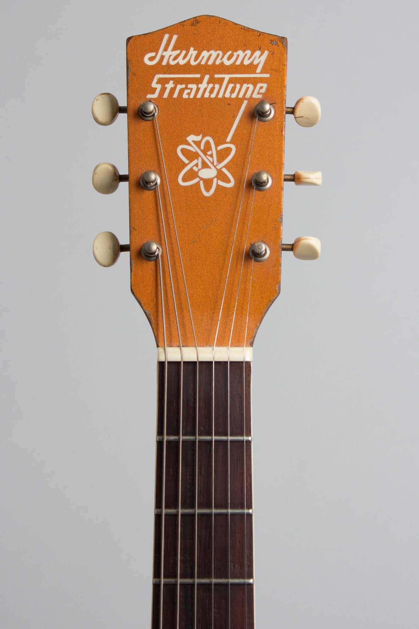 Harmony H-44 Stratotone Solid Body Electric Guitar (1955)