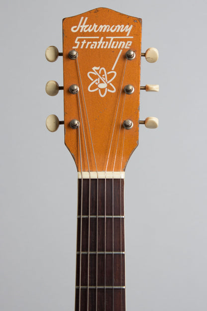 Harmony H-44 Stratotone Solid Body Electric Guitar (1955)