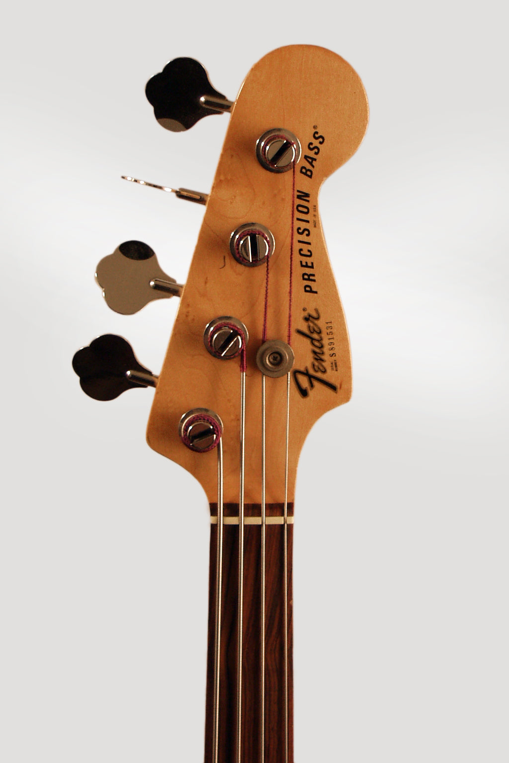 Fender Precision Fretless Solid Body Electric Bass Guitar (1980)