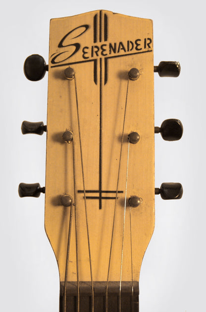 Harmony Serenader ""Two Indians"" Model Flat Top Acoustic Guitar (1940's)
