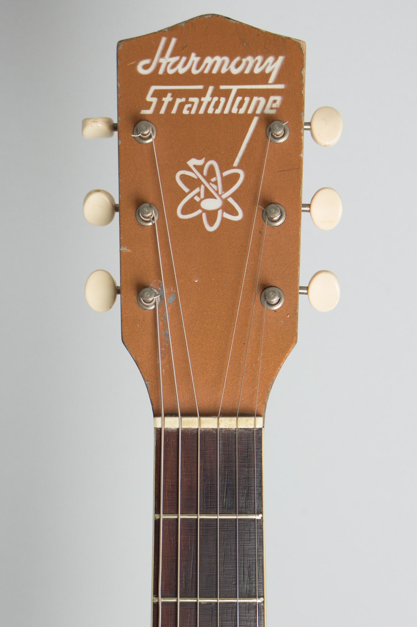 Harmony H-44 Stratotone Solid Body Electric Guitar (1953)