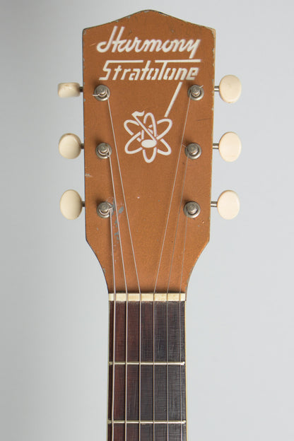 Harmony H-44 Stratotone Solid Body Electric Guitar (1953)