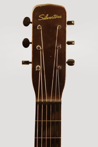 Harmony Silvertone with early Danelectro pickup Flat Top Acoustic-Electric Guitar (1953)