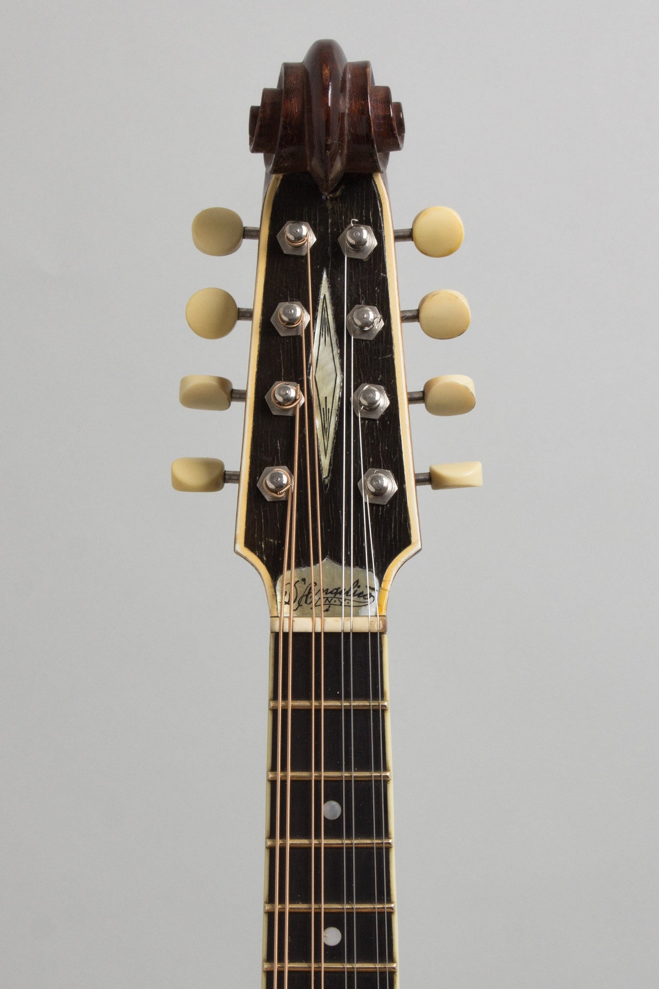 D'Angelico Scroll Headstock Carved Top Mandolin (1942)