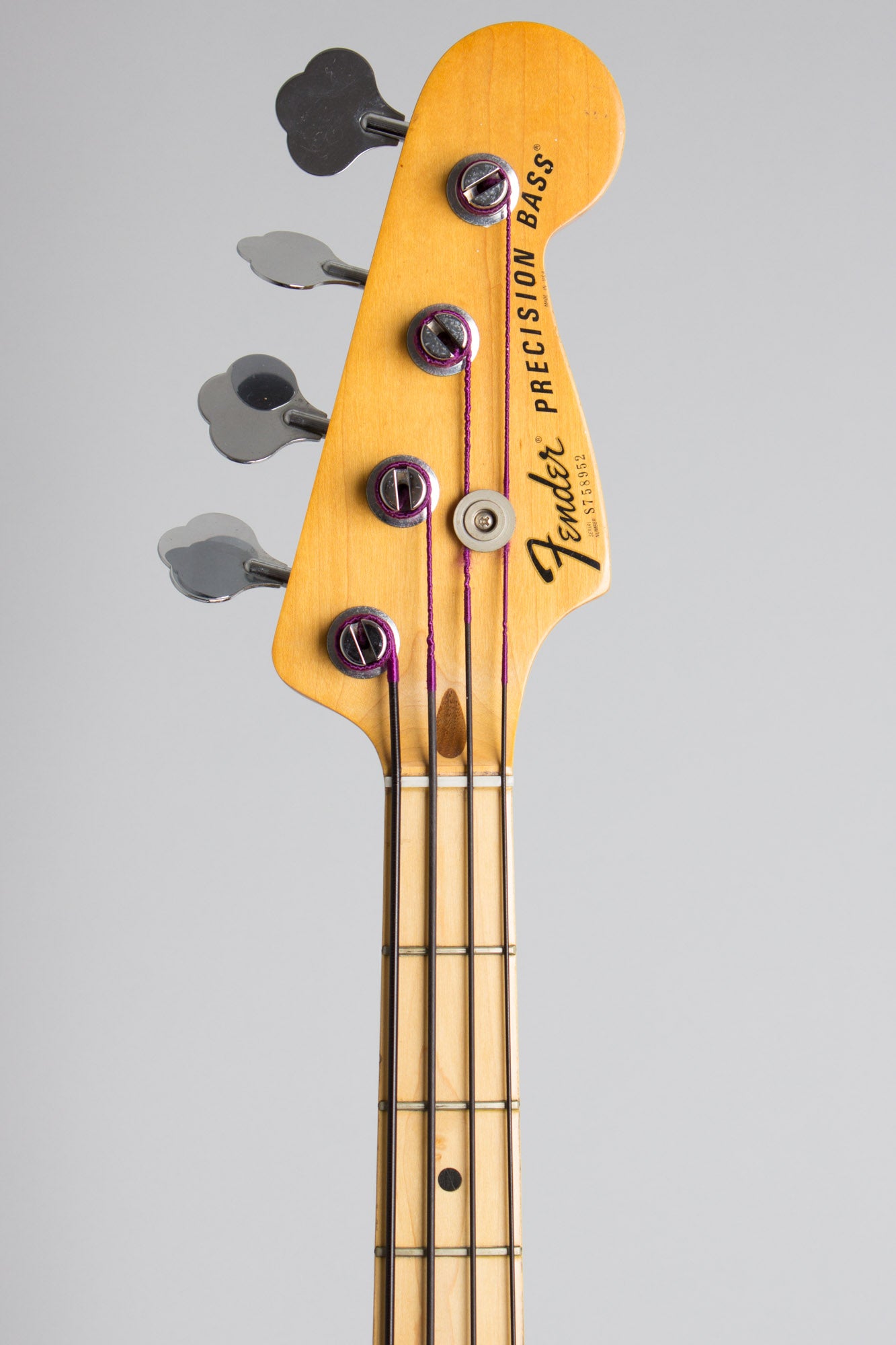 Fender Precision Bass Solid Body Electric Bass Guitar (1977)