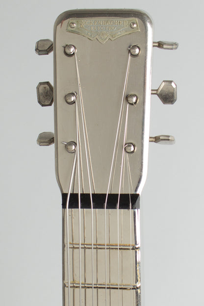 Rickenbacker Silver Hawaiian Lap Steel Electric Guitar (1937)