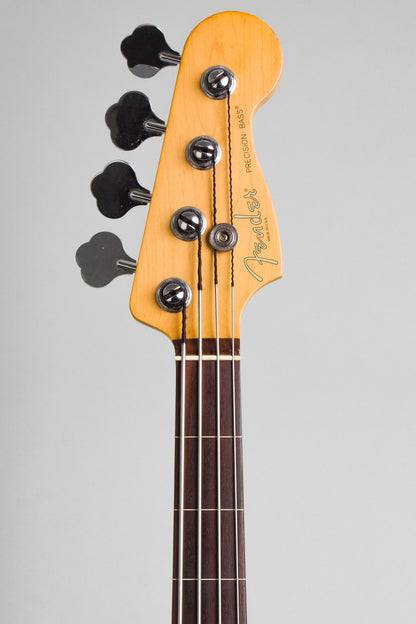 Fender Precision Bass American Standard Fretless Solid Body Electric Bass Guitar (1995)