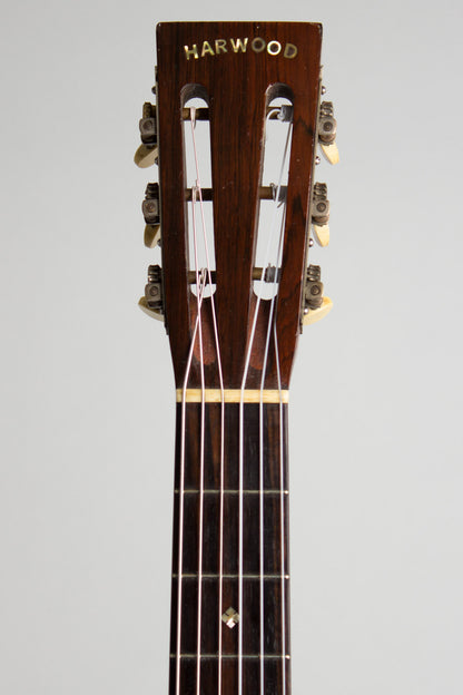 Harwood Model B-1002 Flat Top Acoustic Guitar (1918)