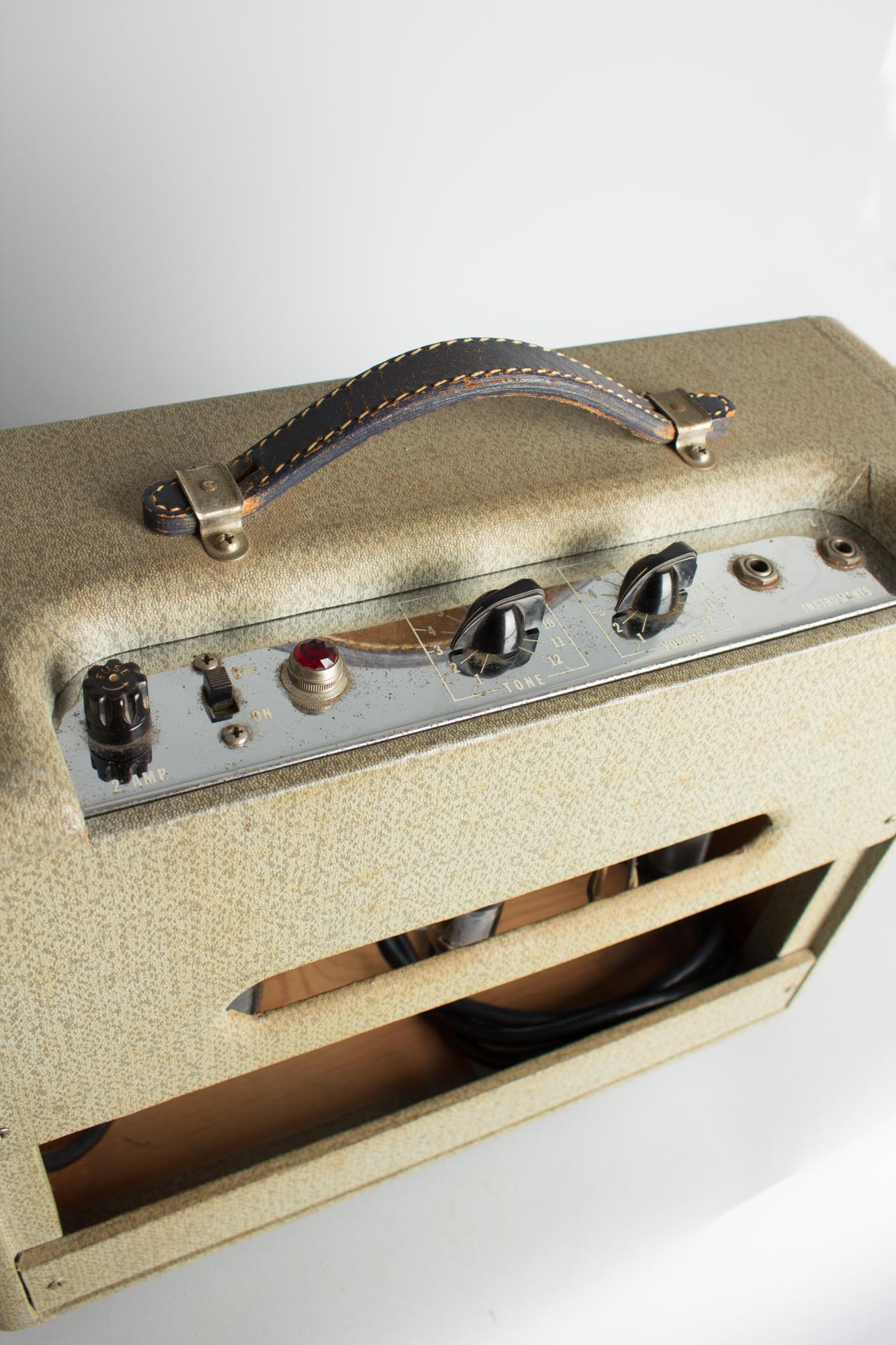 Fender White Model 80 Tube Amplifier (1956)